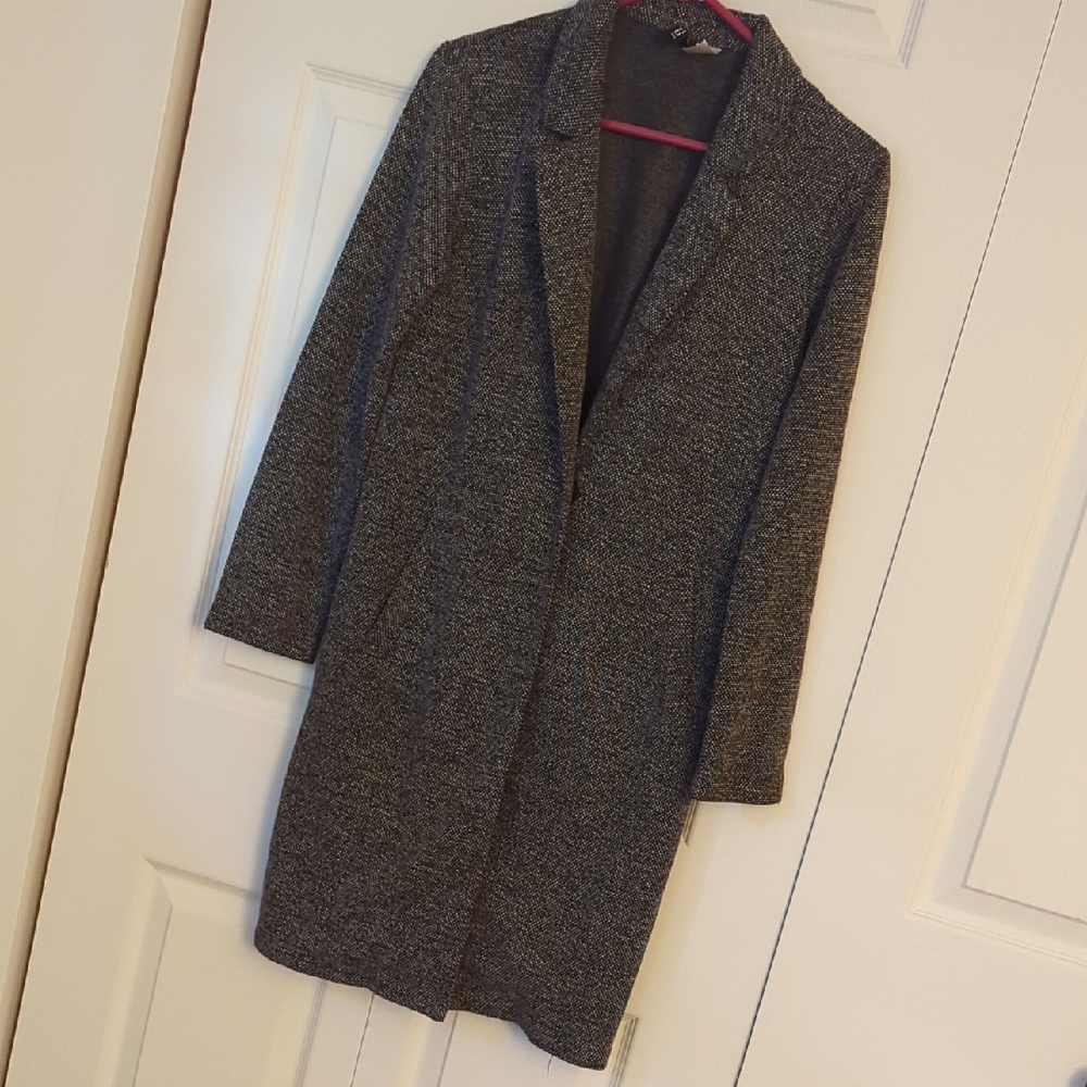 Divided Dark Gray Trench Coat